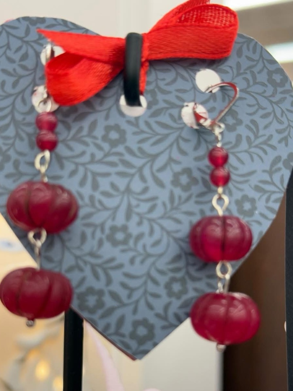 Ruby earrings - Picture 2 of 4